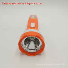 Orange Color 8666 New ABS Plastic COB Side Light 1W Rechargeble Torch Flashlight